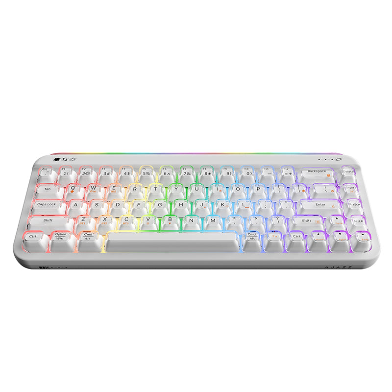 パソコン ALLEGIA AJAZZ AF68 Tri-mode membrane keyboard 4000mAh Semi-transparent two