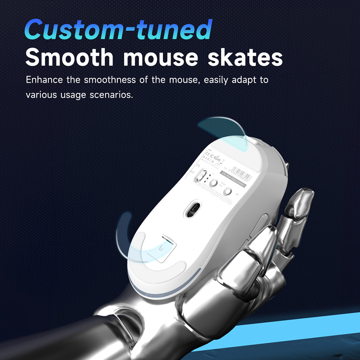 AJAZZ NJ08 Gaming Mouse mouseAll-round type Wired/2.4G Wireless