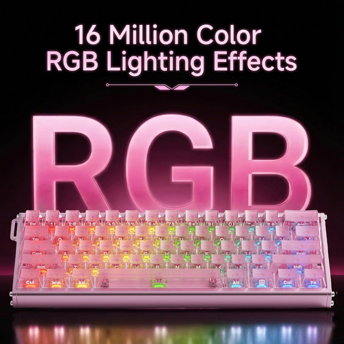 AJAZZ ALUX60 TITAN Full Aluminum MagneticSwitch Keyboard Wired RGB