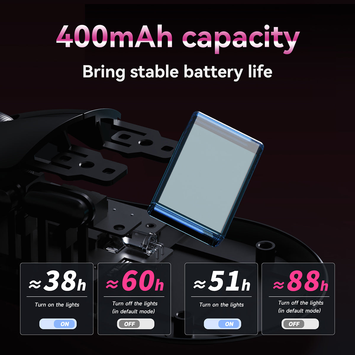 AJAZZ AJ179 TITAN Mouse Bluetooth Tri-mode PAW3950 8000Hz Return