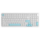 AJAZZ AK992 Retro Keyboard Hot-Swappable USB Gaming Keyboard with Red Switches