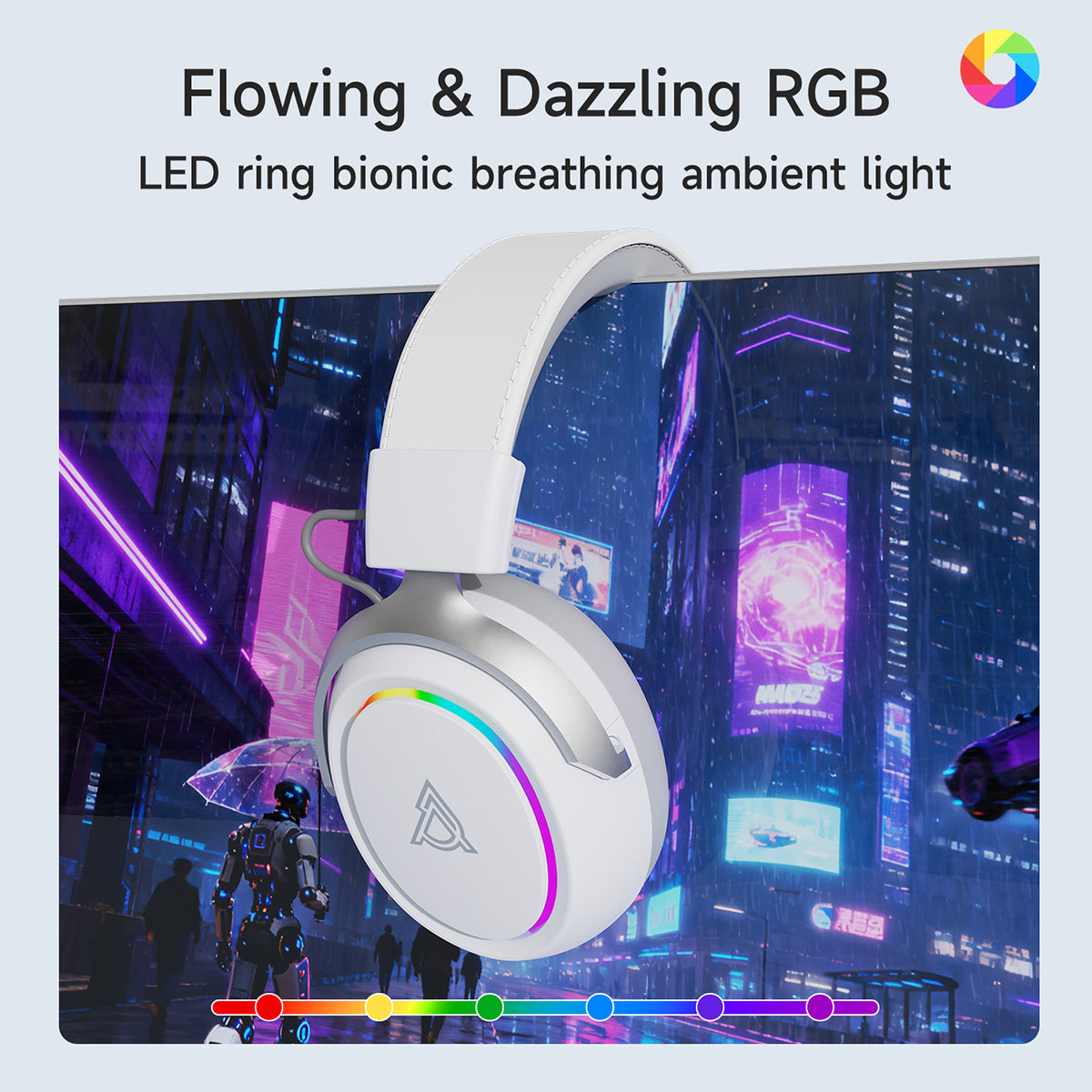 AJAZZZ AHW10 Over-Ear Wired Gaming Headset Virtual 7.1 Surround