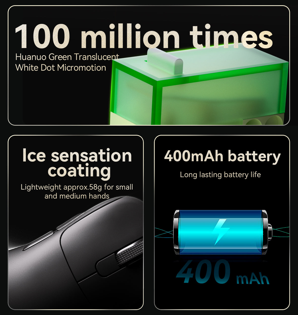 AJAZZ AJ179 Series features the high-end PAW3950 (AJ179 APEX) and