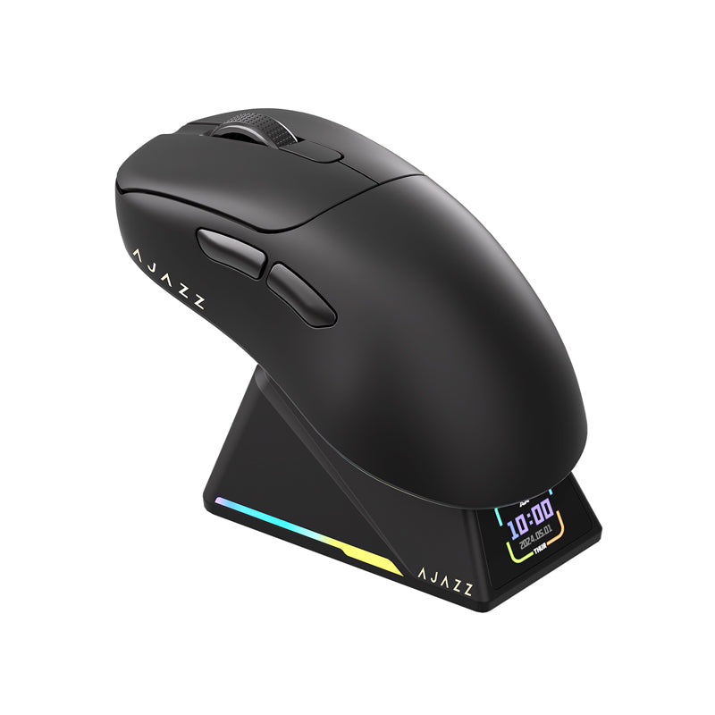AJAZZ AJ159 APEX 8K Souris de Jeu Sans Fil, Magnetic Charging Dock avec écran, Sensor Pixart PAW3950,Up to 42000DPI, 56g Ultralight, 100Millions Clics HUANO Switch,Souris Tri-mode AJAZZ AJ159 APEX 8K Souris de Jeu Sans Fil, Magnetic Charging Dock avec écran, Sensor Pixart PAW3950,Up to 42000DPI, 56g Ultralight, 100Millions Clics HUANO Switch,Souris Tri-mode