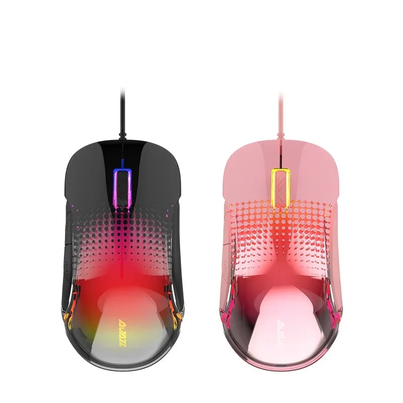 AJAZZ AJ358 Wired Mouse PMW3325 Engine 10000DPI USB Symmetrical Light