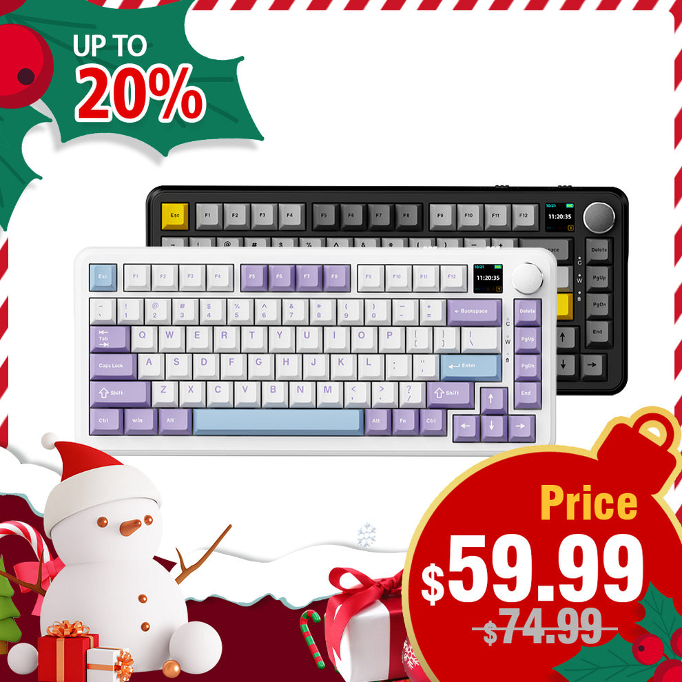 AJAZZ AK820 MAX Keyboard - Wireless Mechanical Keyboard with