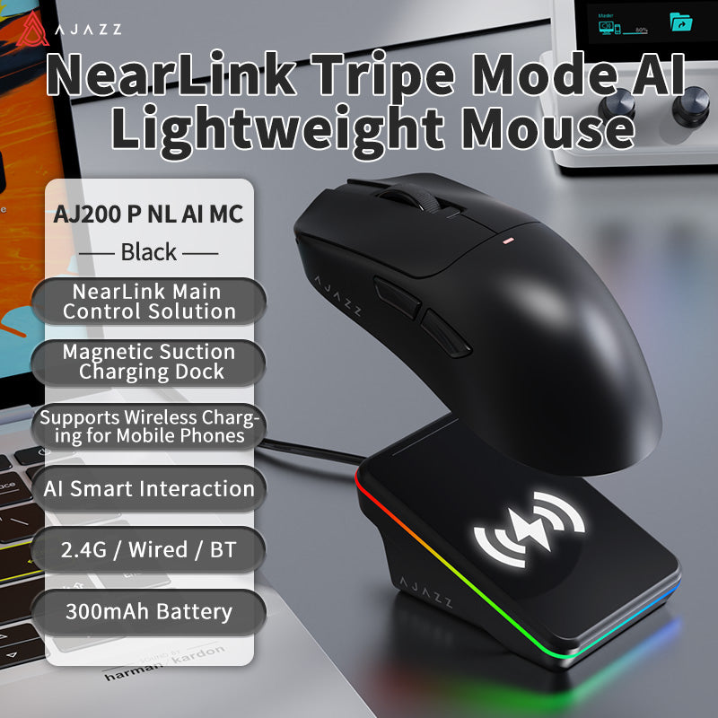 AJAZZ AJ200P NL AI MC Wireless AI Gaming Mouse NearLink Main