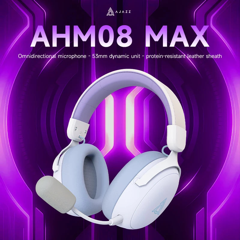 Ajazz AHM08 MAX Tri-mode Over-ear Headphones