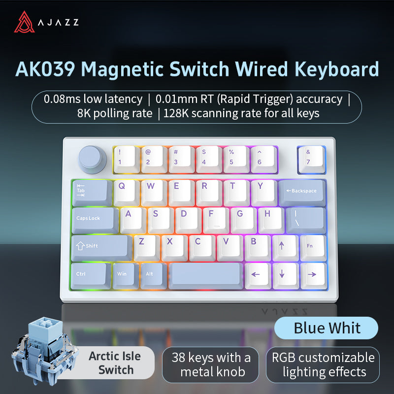 Neomagic α AJAZZ AK039 Wired Esports-Grade Magnetic Switch One-Handed