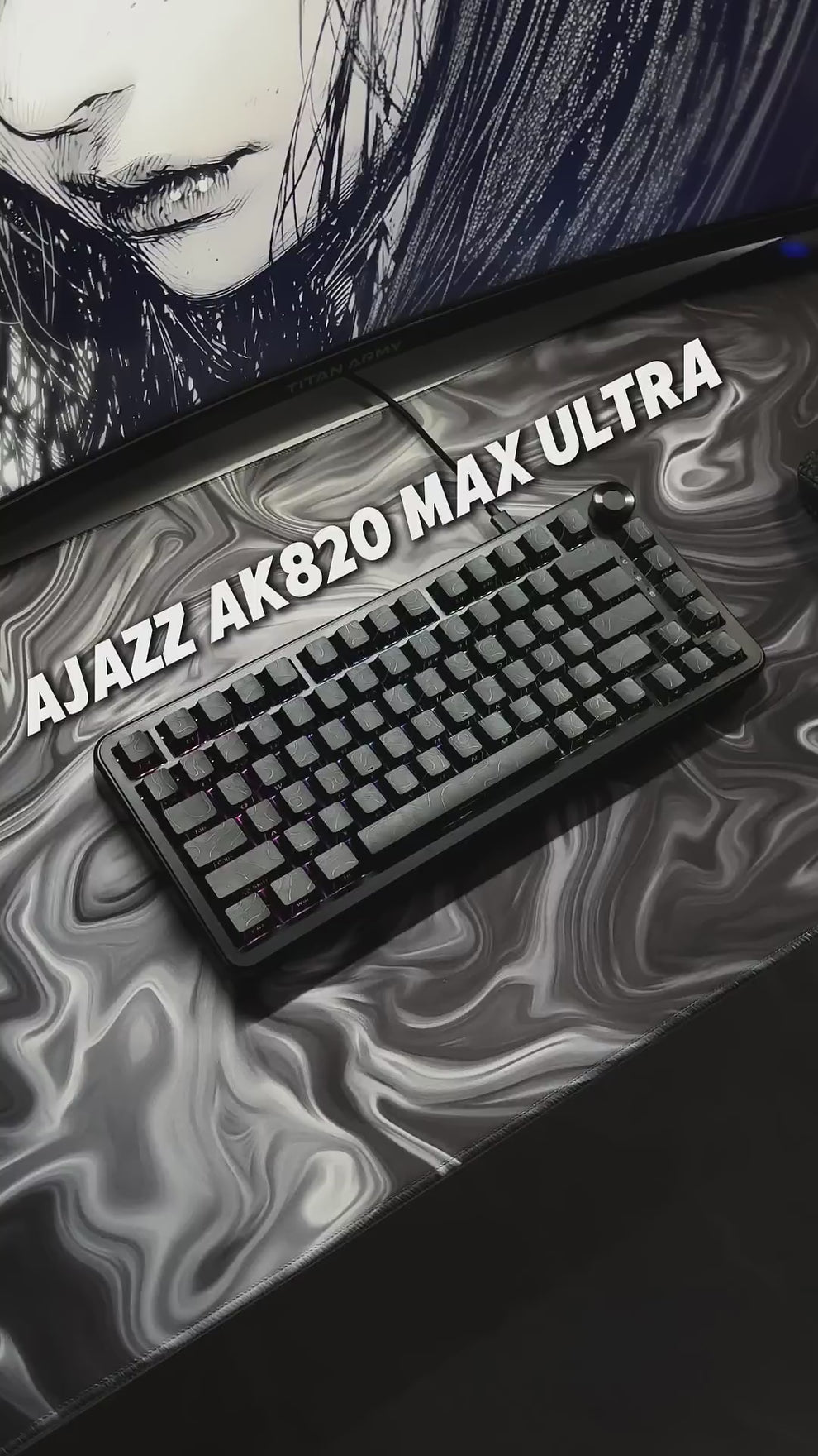 AJAZZ AK820 Max Ultra Magnetic Switch Keyboard — a wireless gaming ...