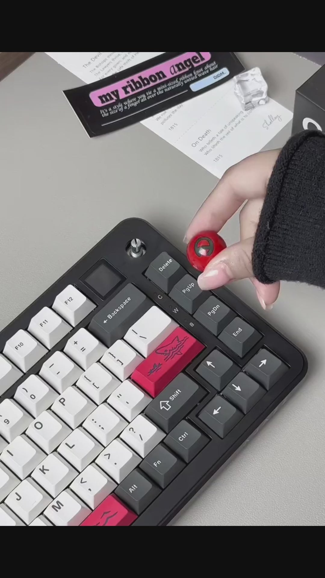 akiページ AJAZZ AK820 MAX PLUS Mechanical Keyboard TFT colour screen 8000