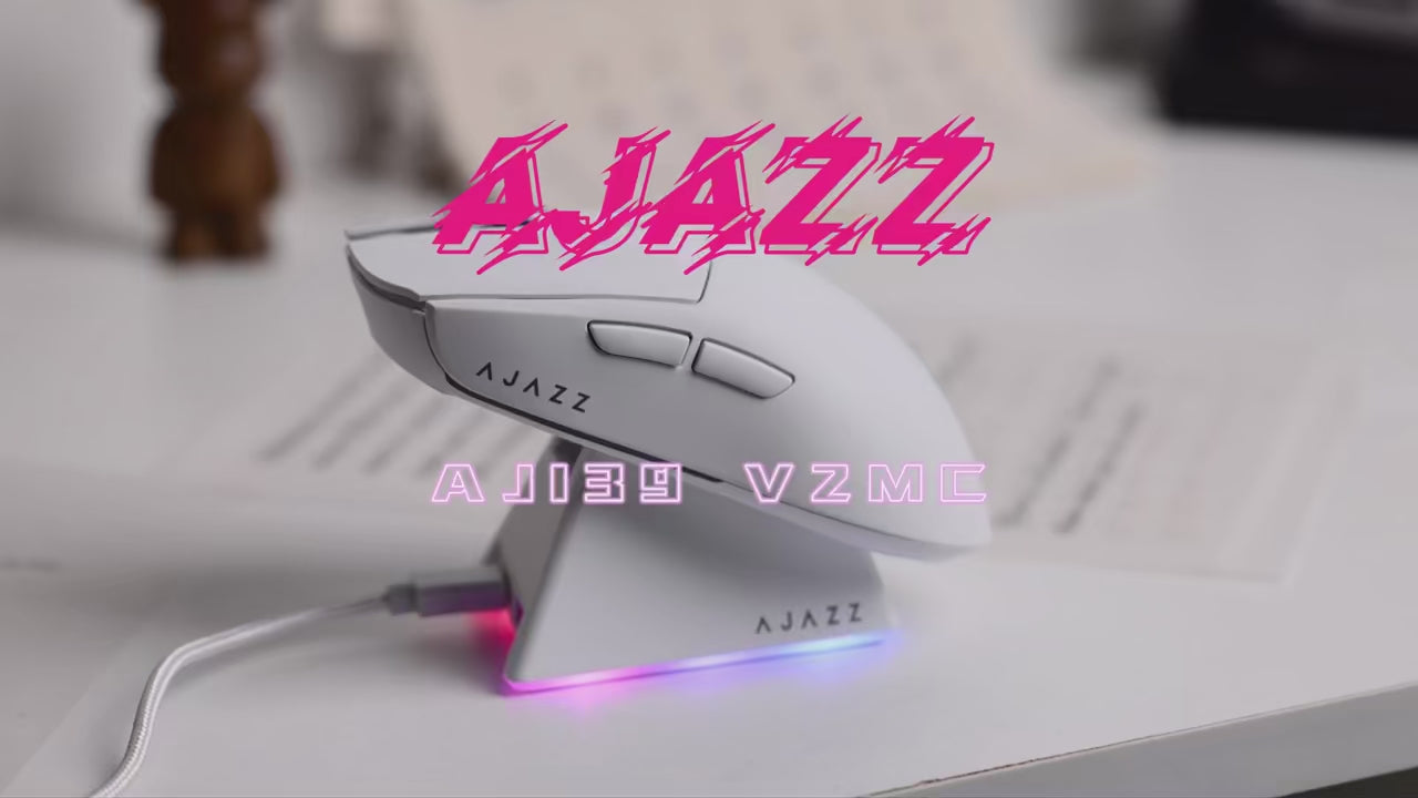 MechLands AJAZZ AJ139 V2 MC Gaming Mouse with Charging Base